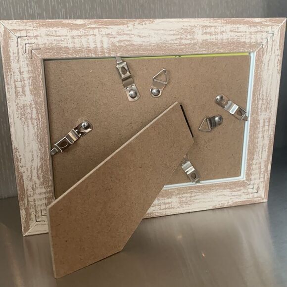 1900s Vintage Birthday Greeting Postcard Framed Victorian Era Card, Wood Frame - Picture 7 of 7